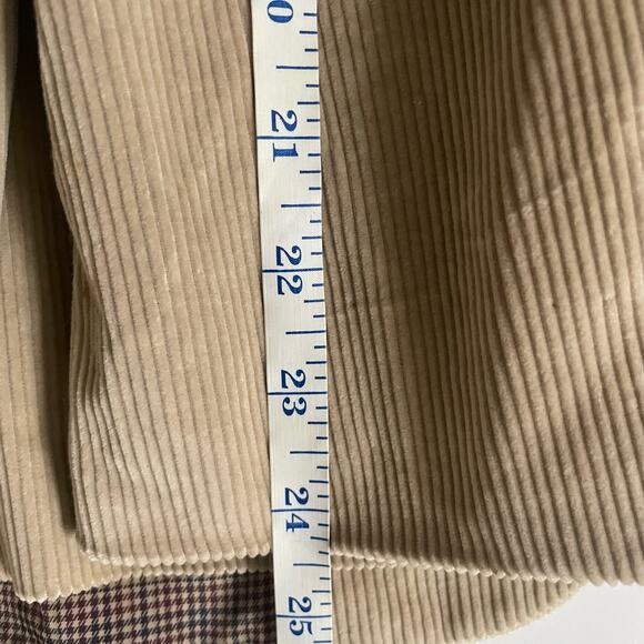 Saddlebred Men’s 44R Tan Corduroy Sport Coat Blazer – Classic 2-Button - Picture 8 of 9